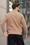 Mink Double Zipper Knitted Stand Collar Men's Knitwear Cardigan E7521 - 4