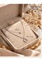 Silver Color Double Layer Butterfly and Heart Zircon Stone Steel Necklace - 4