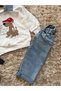 Baby Boy Dog Print Sweatshirt with Detachable Collar and Denim Pants 2-Piece Set - 3