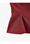 Slim Fit Zippered High Neck Sleeveless Peplum Blouse - 3