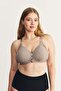 Wireless Snap-On Gathering Bra Cc867 Mink