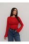 Boat Neck Knitted Sweater Blouse - 2