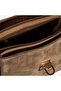 Women's Mink Suede Textured Crossbody Handbag - 7