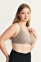 Wireless Snap-On Gathering Bra Cc867 Mink - 5