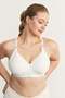 Wireless Snap-On Gathering Bra Cc867 White - 5