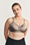 Wireless Snap-On Gathering Bra Cc869 Mink - 6
