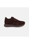 Men's Brown Stitched Paneled Suede Leather Sports Shoes - 2