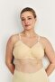 Wireless Snap-On Gathering Bra Cc869 Nude - 6