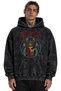 Iron Maiden Rock Metal Music Band Printed Unisex Oversize Washable Hoodie Sweatshirt