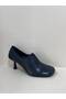 Genuine Leather Evening Dress Women's Shoes with Rubber Detail - 2