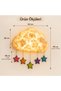 Handmade 3D Cloud Wall Lamp – Warm Light Children's Room Night Light, 5-Color Cardboard Starry Decorative Sconce - 6