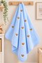 Cotton 90*100 Welsoft Bear Baby Boy Blanket - 3