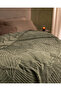 Camille King Size Mink Embossed Blanket - Khaki - 3