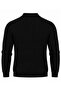 Men's Polo Collar Buttoned Long Sleeve Ribbed Knit Sweater - 5