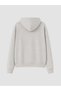 Two Mt Shop Quality Lcw Vision Gray 3 Thread Plain Oversize Women's Hoodie - 6
