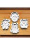 Halloween 2027 Scary Icons Set Cookie and Candy Dough Mold