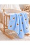 Cotton 90*100 Welsoft Bear Baby Boy Blanket - 4