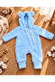 Winter Welsoft Baby Romper – Adorable Zippered Warm Baby Sleeping Bag with Hooded Teddy Bear Ears, Swaddle and Outerwear - 2