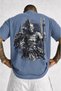 Kuman Kipçak Yari Oversize T-Shirt Unisex 100% Cotton Premium Quality Fabric