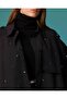 Women's 10002622110004 Trench Coat Black - 3