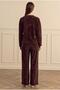 Women's Long Sleeve Velvet Coffee Pajama Set C1T1N081 - 3