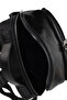 Men's Genuine Leather Black Backpack - 6