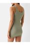 Rochie mini, verde - 3