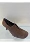 Genuine Leather Evening Dress Women's Shoes with Rubber Detail - 4