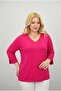Women's Plus Size Strap V-Neck Blouse 1919-25