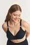 Wireless Snap-On Gathering Bra Cc867 Black - 3