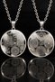 Women's and Men's Steel Necklace with Double-Sided Protective Prayer (Seal of Solomon, Nas, Ikhlas, Celcelütiye Esma-Ül Hüsna Like) Printed Steel Chain Necklace