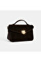 Women's Bitter Brown Suede Textured Crossbody Handbag - 2