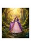 Festival-Themed Purple Pink Cape Tulle Girl's Fairy Tale Hero Costume - 4