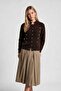 Buttoned Soft Knitwear Cardigan 4423 Lki̇0069 Brown - 4