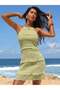 Rochie mini, verde - 2
