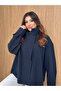 Women's Stand Collar Buttoned Oversize Shirt