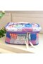Quilted Patchwork Patterned Large Size Makeup and Cosmetic Bag / Travel Organizer - 25X16X16