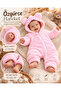 Winter Welsoft Baby Romper – Adorable Zippered Warm Baby Sleeping Bag with Hooded Teddy Bear Ears, Swaddle and Outerwear - 4