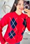 Baklava Patterned Knitwear Cardigan 7K105 - 3