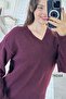 V-Neck Knitwear Blouse 7K044 - 3