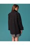 Women's 10002622110004 Trench Coat Black - 2