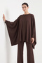 Asymmetric Cut Suit 202706 - Brown - 2