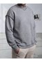 Men's Grimelange Reverse Stitch Detailed Crew Neck Grimelange Baggy Tracksuit Set - 2