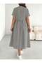 Rochie midi , mix culori - 3