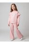 Crew Neck Embroidered Girls' Set