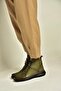 Z999100903 Green Genuine Leather Comfortable Fit Women's Boots - 3