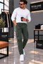 Men's Gabardine Slim Fit Cargo Pants