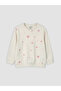 Pink 3 Thread Printed Standard & Regular Girls' Sweatshirt - W6M875Z1-Esf |   Lcw