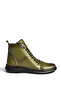 Z999100903 Green Genuine Leather Comfortable Fit Women's Boots - 5