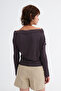 Kayık Yaka Basic Blouse B1888 - 6